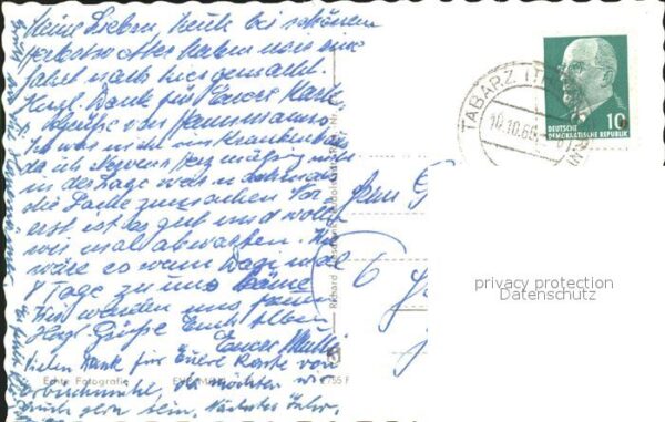 Tabarz Gedicht Wald Gasthaus Teilansicht – Bild 2