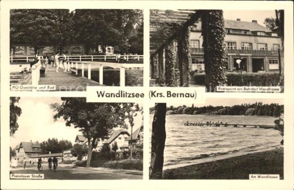 Wandlitz Wandlitzsee HO Gaststätte Bad Restauran