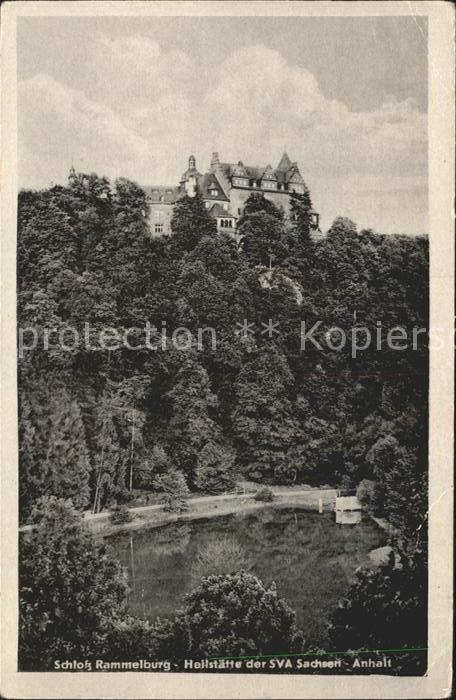 Rammelburg Suedharz Schloss Heilstätte SVA Sachsen Anhalt