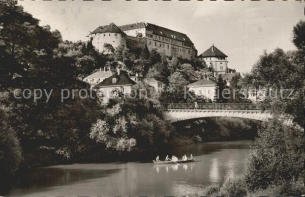 Tuebingen Alleenbrücke Schloss