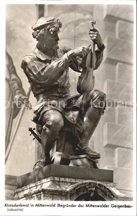 Mittenwald Bayern Klotzdenkmal