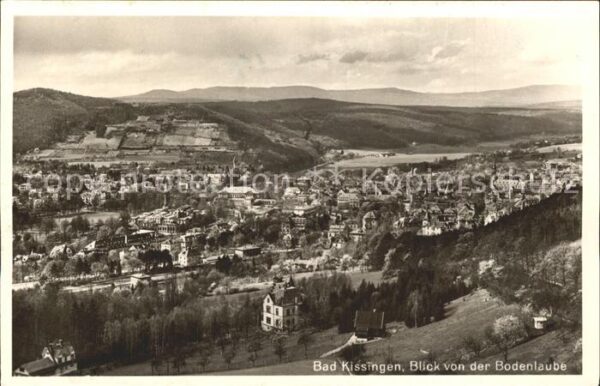 Bad Kissingen Blick von der Bodenlaube