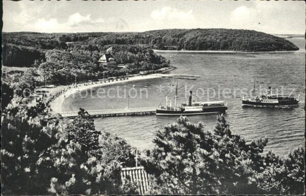 Gluecksburg Ostseebad Anlegestelle Dampfer