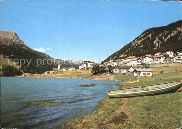 Reschen See Tirol Resia Boot See