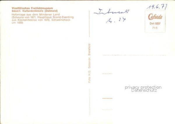 Detmold Westfälisches Freilichtmuseum Scheune H – Bild 2