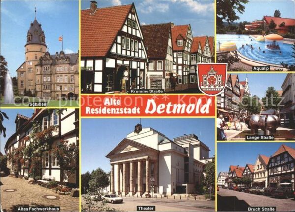 Detmold Schloss Krumme Strasse Aqualip Lange St