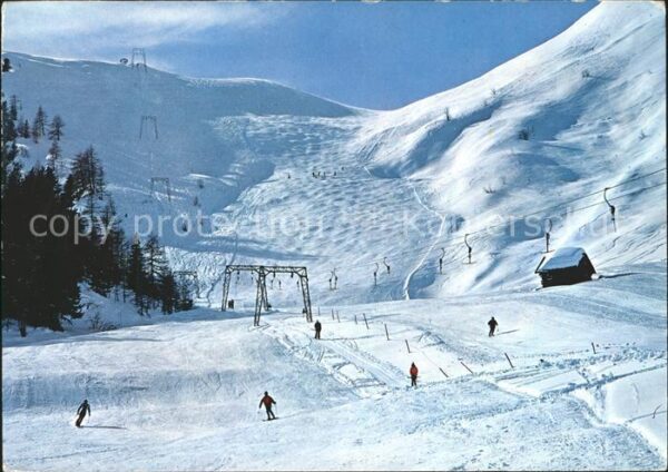 Fiss Tirol Schigebiet Skilift Skifahrer