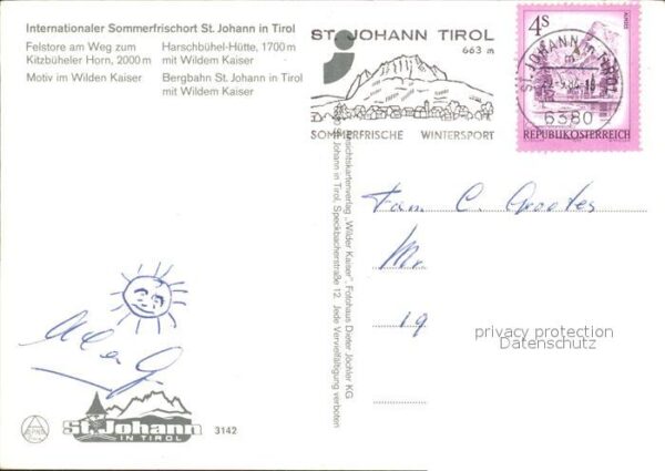 St Johann Tirol Felstore Weg Kitzbüheler Horn Wilden Ka – Bild 2