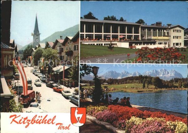 Kitzbuehel Tirol Hauptstrasse Kurhaus Kurpark Schwarzsee