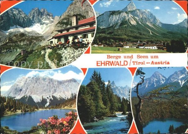 Ehrwald Tirol Berge Seen Gasthaus