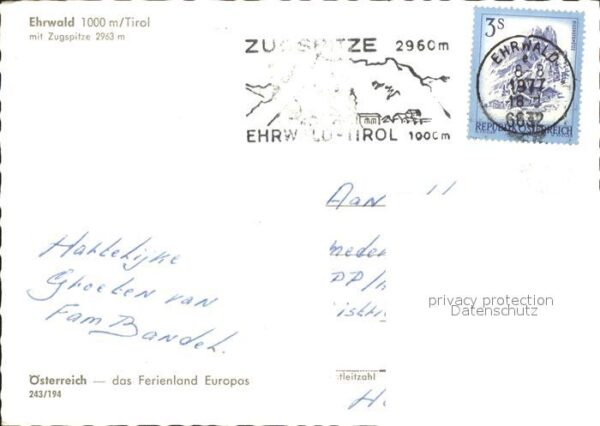 Ehrwald Tirol Zugspitze Kirche Bank – Bild 2