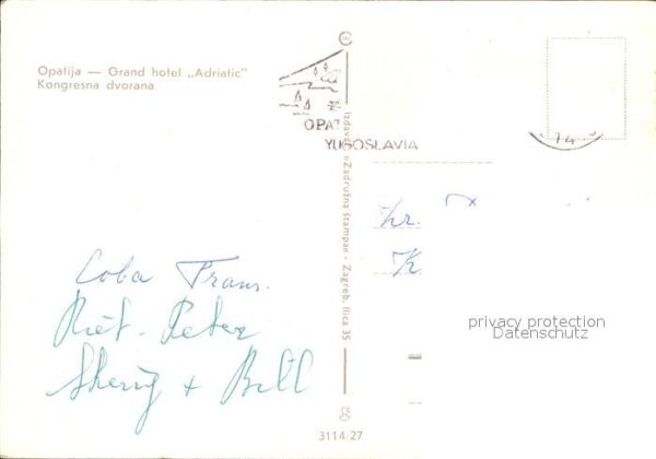 Opatija Abbazia Grand Hotel Adriatic Kongresna dvorana – Bild 2