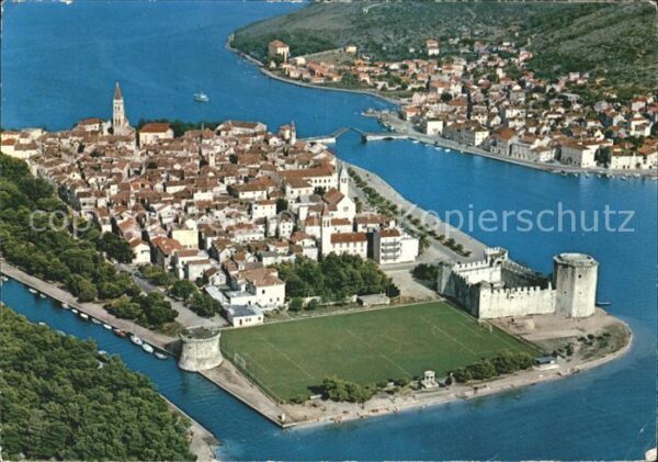 Trogir Trau Fliegeraufnahme