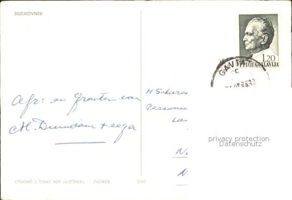 Dubrovnik Ragusa Ortsansicht – Bild 2