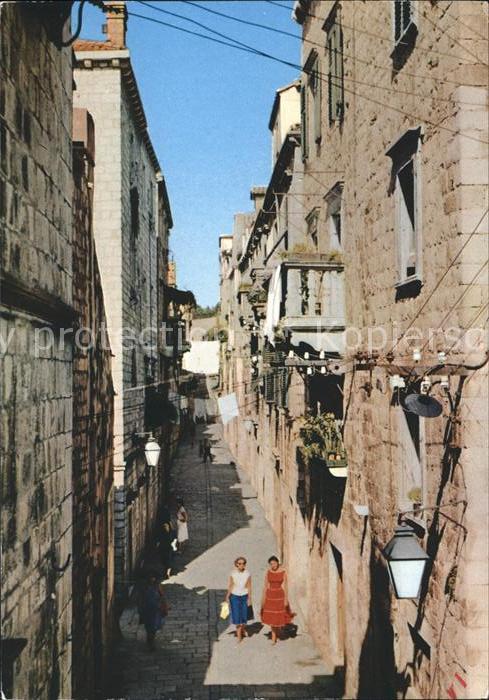 Dubrovnik Ragusa ulica Rrijeko