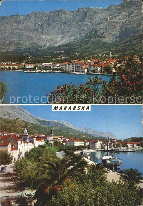 Makarska Dalmatien Teilansichten