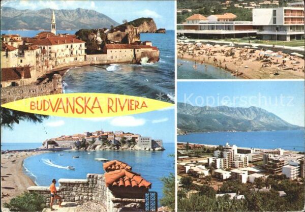 Budva Strand Teilansichten