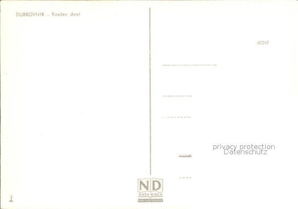 Dubrovnik Ragusa Knezev dvor – Bild 2