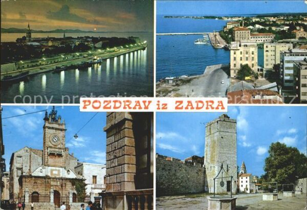 Zadar Zadra Zara Turm Kirche Teilansicht