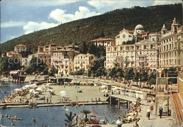 Opatija Abbazia Strand Promenade
