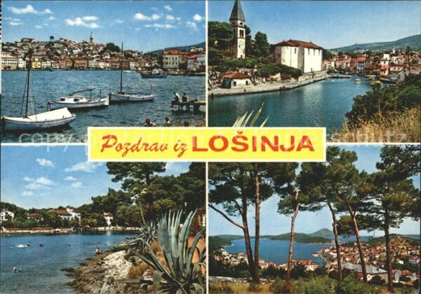 Losinj Boote Teilansichten