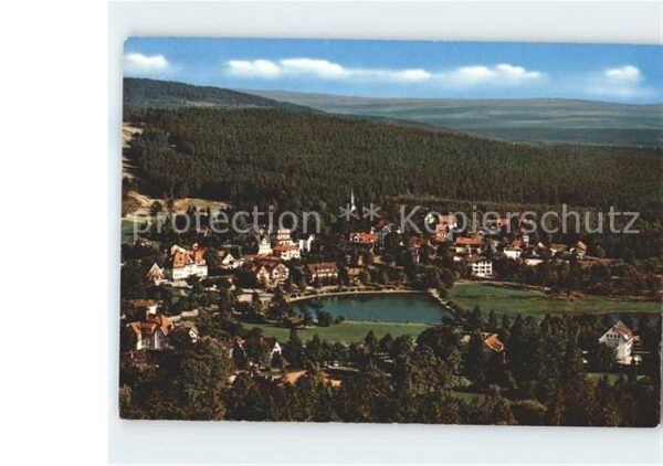 Hahnenklee-Bockswiese Harz Fliegeraufnahme