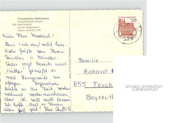 Bad Pyrmont Birkenhaus Fremdenheim – Bild 2