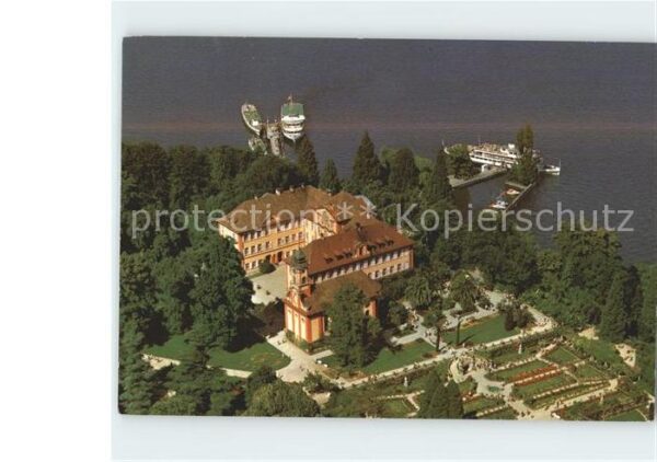 Mainau Schloss Kirche Schlossterrasse Rosengar