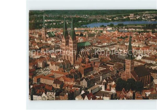 Luebeck Fliegeraufnahme