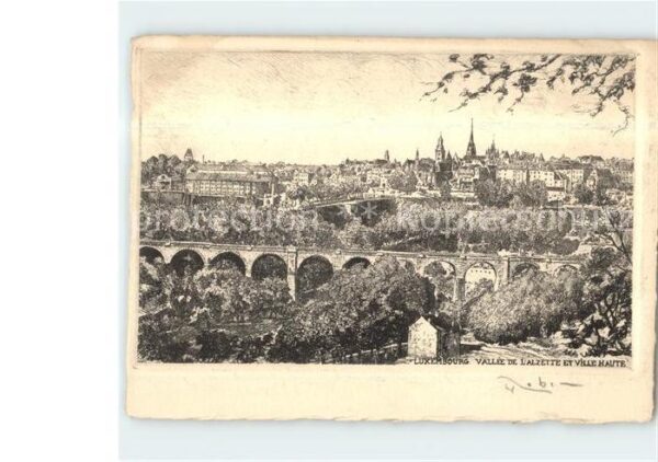Luxemburg Luxembourg Valle de Alzette Ville Haute