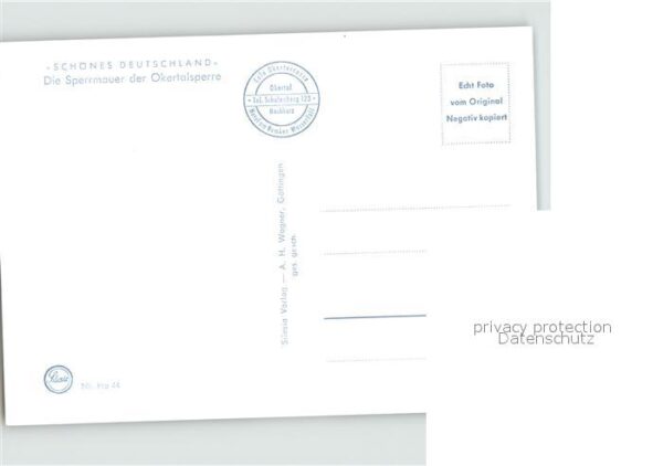 Okertalsperre Sperrmauer – Bild 2