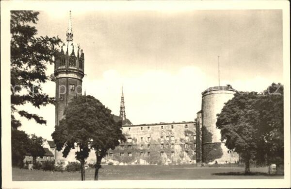 Wittenberg Lutherstadt Schloss mit Schlosskirche