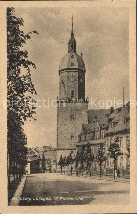 Annaberg-Buchholz Erzgebirge Sankt Annenkirche