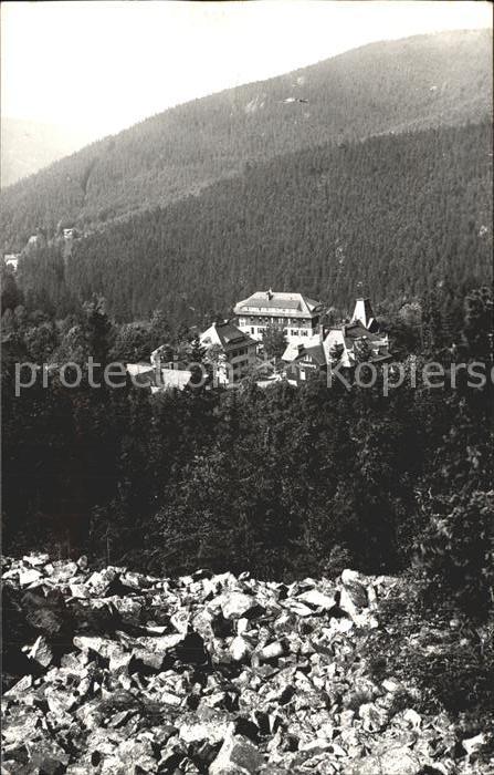 Baerenfels Erzgebirge Bärenfels vom Spitzberg aus