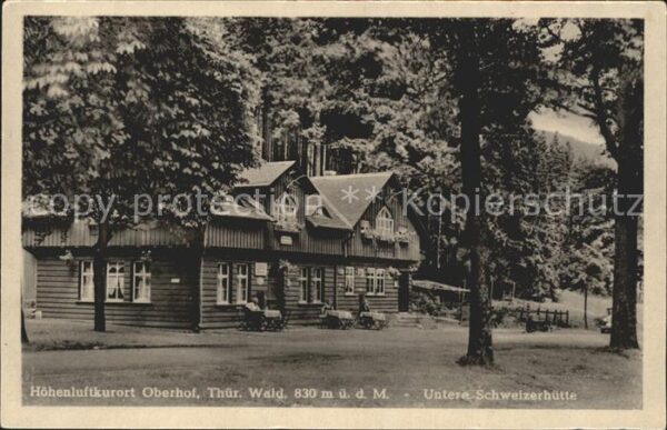 Oberhof Thueringen Untere Schweizerhütte