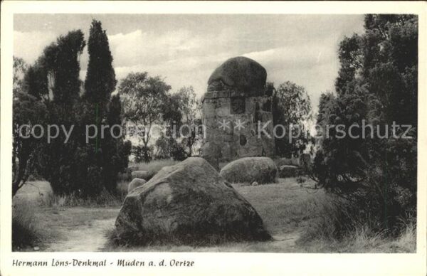 Mueden Oertze Hermann Löns Denkmal