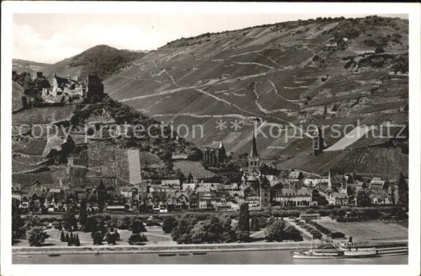 Bacharach Rhein Fliegeraufnahme