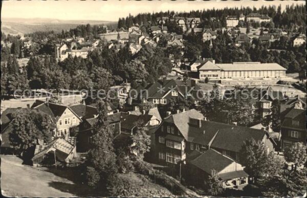 Oberhof Thueringen Fliegeraufnahme