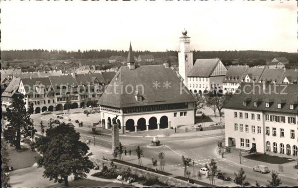 Freudenstadt Marktplatz Stadt- und Rathaus