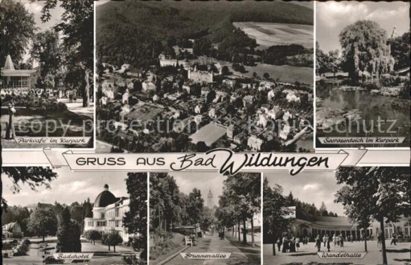 Bad Wildungen Badehotel Brunnenallee Wandelhalle