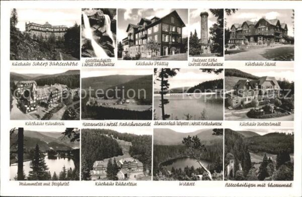Hundseck Wildsee Kurhaus Sand Kurhaus Rühlstein