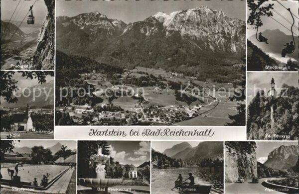 Karlstein Oberbayern Thumsee Alpenstrasse Staufenbad