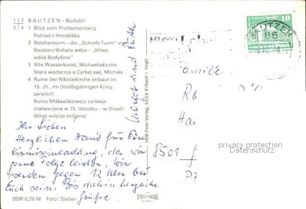 Bautzen Reichenturm Ruine Nikolaikirche – Bild 2