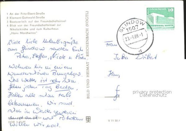 Potsdam Fritz Ebert Strasse Klement Gottwald St – Bild 2