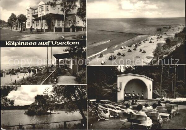 Usedom Kölpinsee Kurplatz FDGB Ferienheim Zur