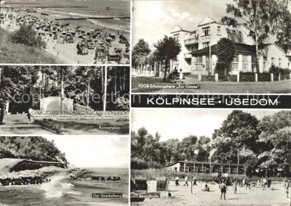 Koelpinsee Usedom FDGB Erholungsheim Zur Ostsee Konzertpl
