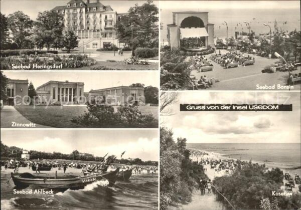 Usedom Zinnowitz Seebad Bansin Seebad Heringsd