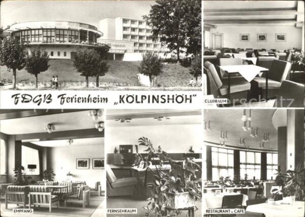 Koelpinsee Usedom FDGB Ferienheim Kölpinshöh