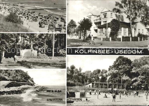 Koelpinsee Usedom Streckelberg Strand Konzertplatz