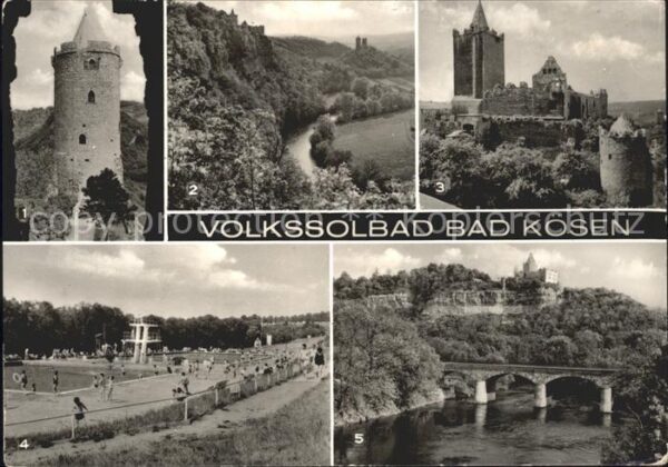 Bad Koesen Burg Saaleck Schwimmbad